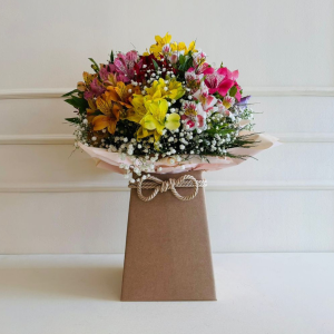 Buquê Alstroemérias e Mosquitinho