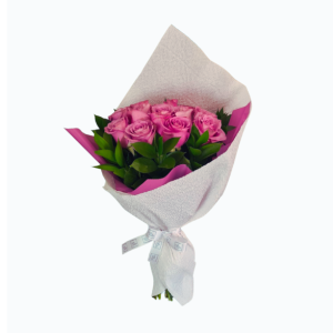 Buquê 15 Rosas Lilás