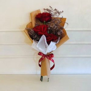 Buquê 3 Rosas Importadas